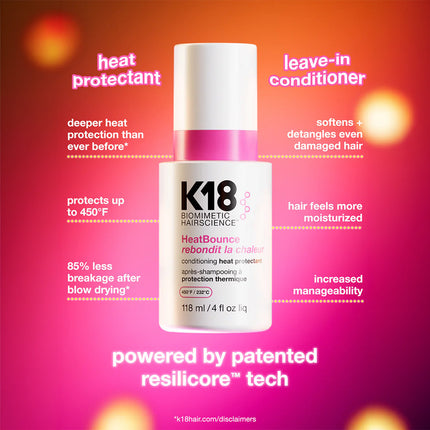 K18 HeatBounce conditioning heat protectant